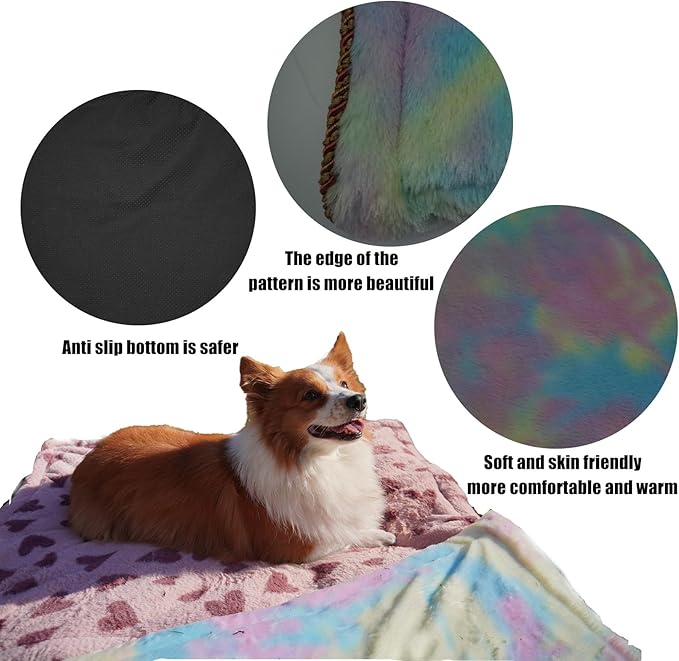 Self Warming Cat Bed, Super Soft Thermal Dog Crate Bed Mat for Sleeping, Washable Anti-Slip Self Heating Pet Kennel Pad for Small Medium Cats Dogs Indoor Outdoor (Color, XXL)