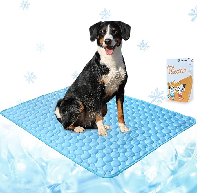 Dog Cooling Mat, Cooling Bed for Dogs Easy Washable Cooling Pad for Dog for All Types of Pets and is Perfect for Both Indoor and Outdoor Use, Including Car Seats 40" x 28"