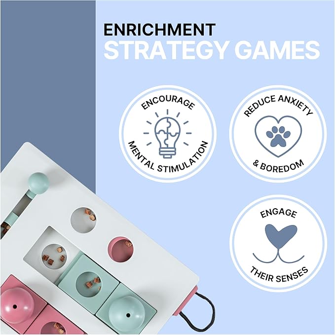 TRIXIE Cat Activity Brain Mover, Strategy Game for Mental Stimulation, Interactive Play for Cats, Treat Dispenser, Cat Toy