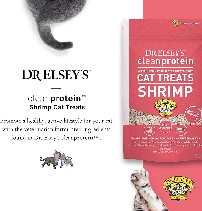 Dr. Elsey's Freeze-Dried Shrimp Cat Treats 0.5 oz.