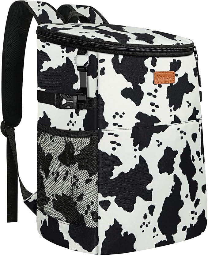 Camping Cooler Backpack 30 Cans, Soft Backpack Coolers Insulated Leak Proof Travel Cooler Bag Waterproof Lunch Picnic Beach Work Trip Thermal Bag Drink Beverage Beer Bag Cooler