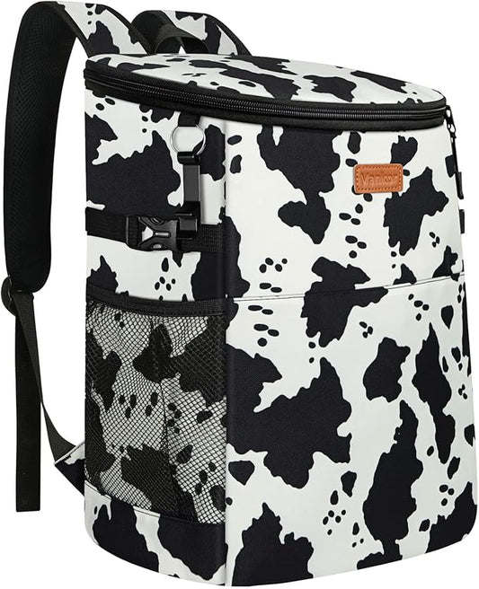 Camping Cooler Backpack 30 Cans, Soft Backpack Coolers Insulated Leak Proof Travel Cooler Bag Waterproof Lunch Picnic Beach Work Trip Thermal Bag Drink Beverage Beer Bag Cooler