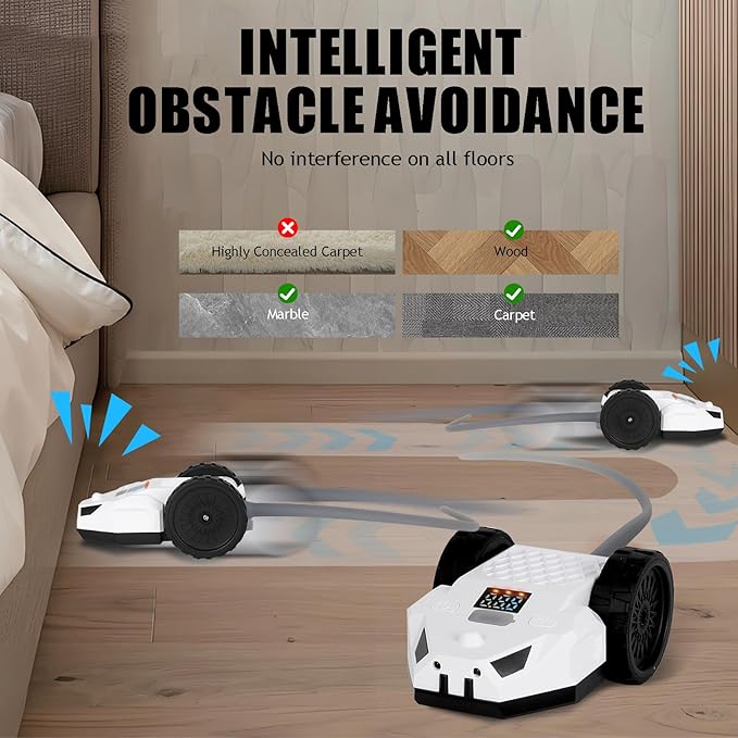 Interactive Cat Toys - Interactive Cat Toys for Indoor Cats, Speedy Tail Cat Toy, Remote Control Mouse - Safe and Eco-Friendly, Type-C Charging - Great for Kittens and Adult Cats