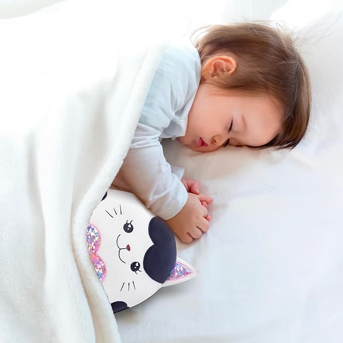 Large Cat Plush Pillow Stuffed Animal Toy,with Heart Big Size Cute Soft 13" Fat Kawaii Hugging Cuddle Huggable Adorable Plushie,Gift for Kids