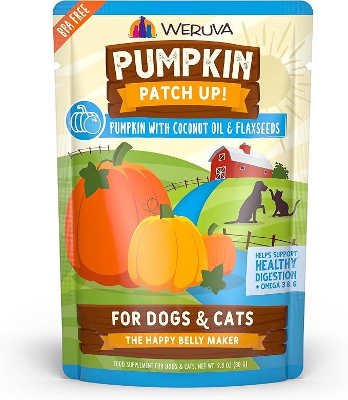 Weruva Pumpkin Patch Up! Pumpkin Pouches for Dogs & Cats