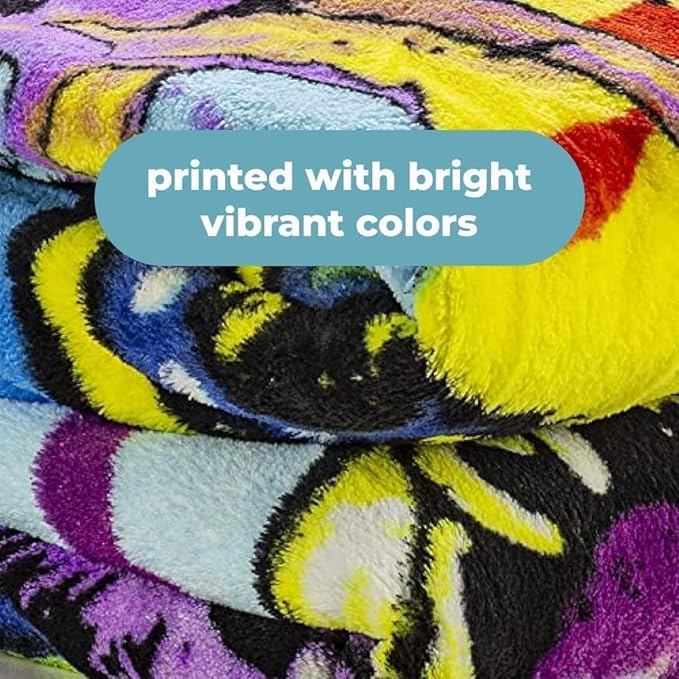 Dawhud Direct 50x60-Inch Fleece Blankets - Dean Russo Bulldog Throw Blanket for Adults and Kids - Soft and Cozy for Bed, Couch, or Travel - Thoughtful English Bulldog Gifts for Women