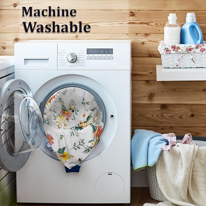 Floral Flower Throw Blanket Bee Flannel Fleece Throw Blanket Botanical Plant Cozy Fuzzy Plush Throw Blankets for Bed Chair Couch 60" X 80"