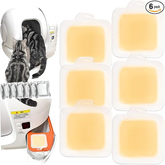6PCS N50 Odor Eliminator 3.0 Exclusive for PETKIT Pura Max Automatic Self-Cleaning Cat Litter Box - Cat Toilet Odor Control for Most Other Automatic Litter Box (with hook)