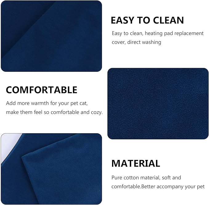 Ipetboom Pet Heating Pad Cat Heating Pad Pet Mat Cat Electric Mat Cover Dog Heating Pad Comfort Pet Dog Bed External Cover for Winter Warm Pet Dogs Cats