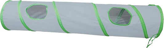 PetLike Cat Tunnel for Indoor Cats Collapsible Pop-up Pet Tube Peek Hole Hideaway Play Toys for Cats with Ball