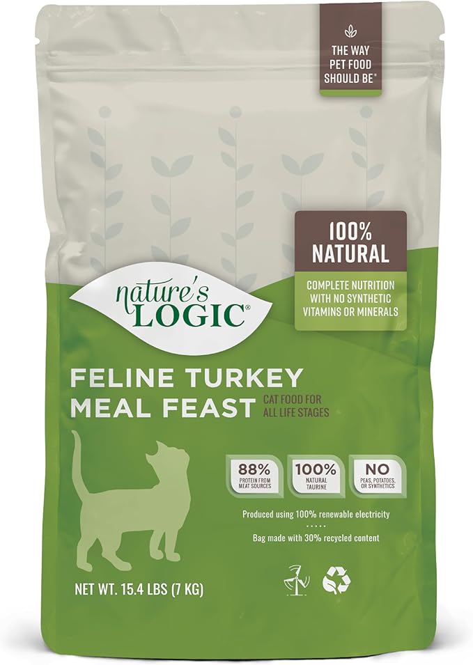 Nature's Logic Feline Turkey Meal Feast, 15.4lbs
