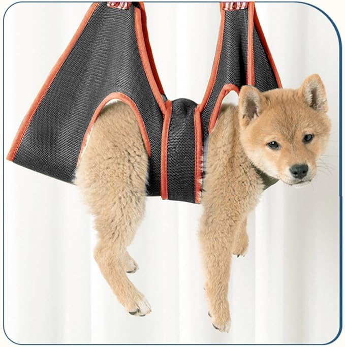 Cat and Dog Grooming Hammock with Safety Belt for Nail Clipping、Grooming,Cat Bathing Bag for cat Nail Trimming,Pet Claw Care Bag, Dog Grooming Harness（XS,Be Sure to Check The Size Chart）