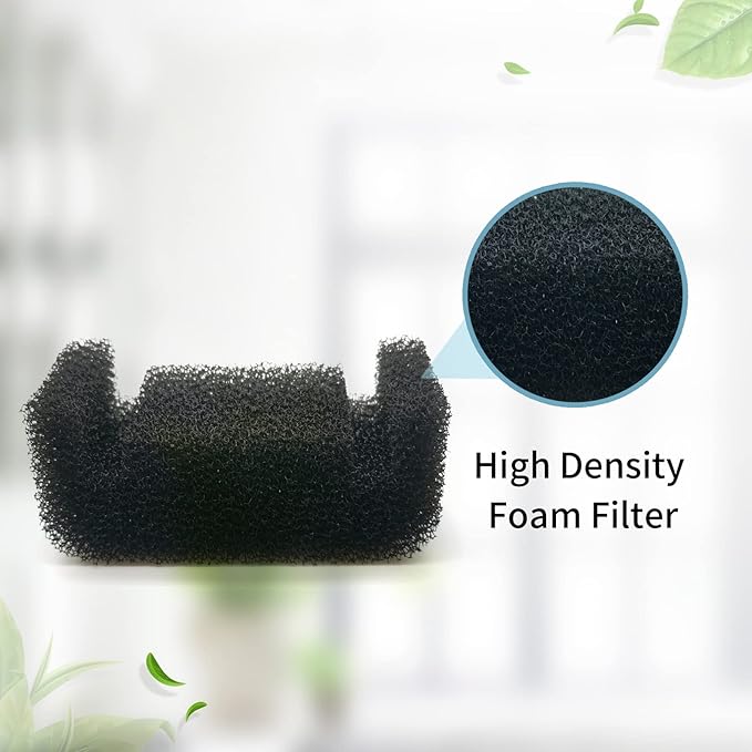 4 Pack-Cat-Water-Fountain-Filters with 4 Sponges, Pet-Replacement Filters for 67oz/2L Pet Drinking Fountain Dog Water Dispenser