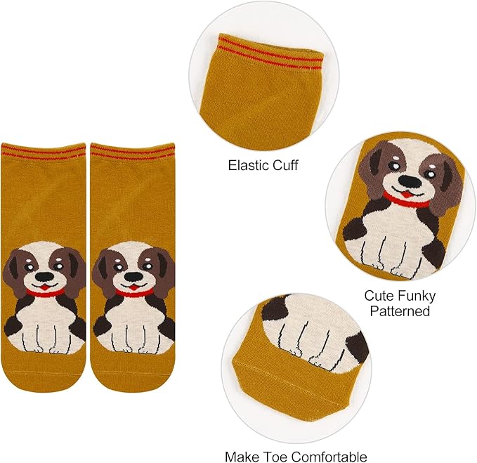 Benefeet Sox Womens Novelty Funny Crew Socks Girls Cute Animal Colorful Floral Patterned Silly Funky Casual Cotton Socks