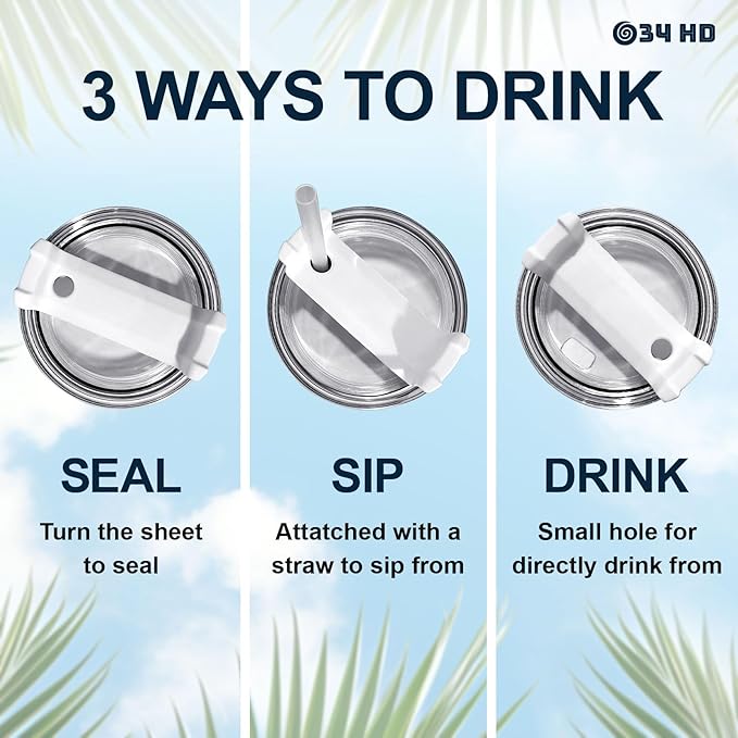 34HD Cute Cat Tumbler with Handle & Straw, 40z Stainless Steel Vacuum Insulated Lord Of The Cats Coffee Mug, Cat Gifts for Men Women Birthday Mothers Day Christmas