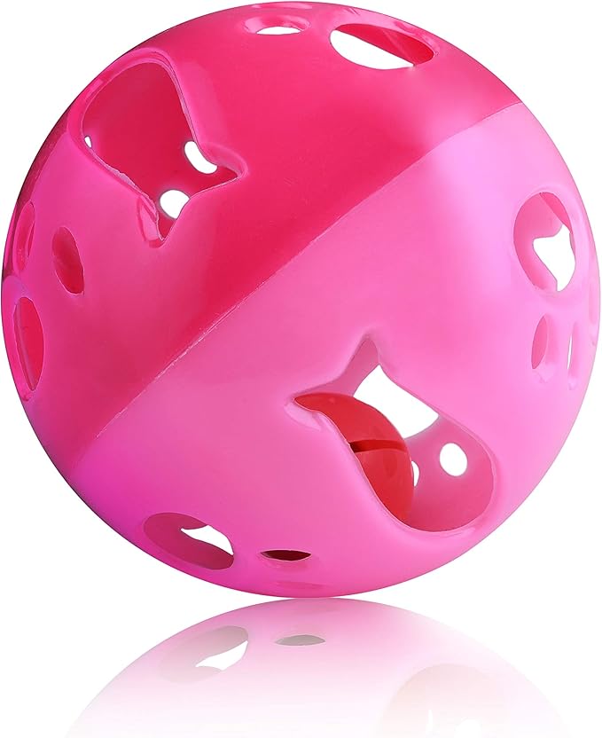 Pets First Large Size Cat Ball with Bell Toy for Cats Kittens and Other Animals - Hours of Play for Pets, Large Size for Extra Fun, Rings As It Moves