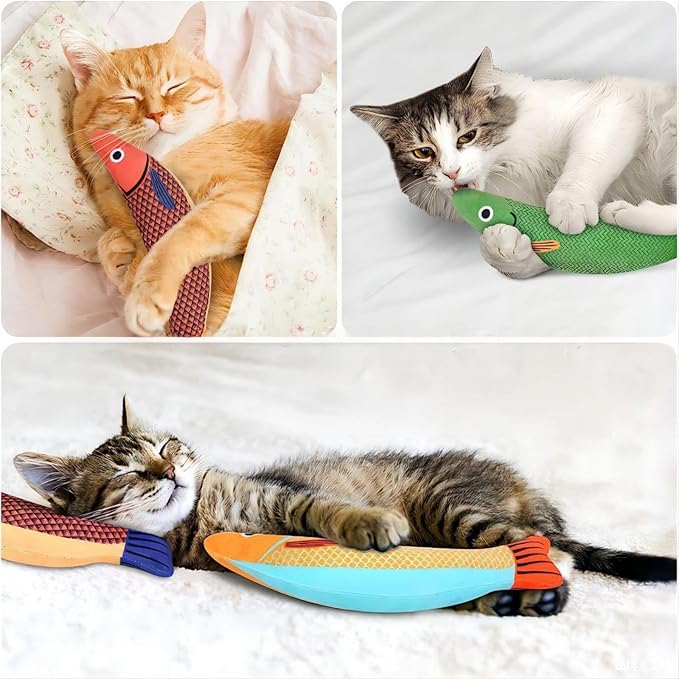 WZDAXMC-Cat Toys Catnip Toys for Cats Cat Toys for Indoor Cats Interactive Cat Toy Catnip Toys Kitten Toys Cat Toys for Bored Indoor Adult Cats (Orange)