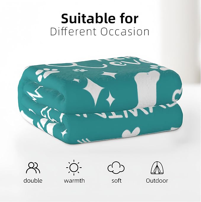 Vet Tech Gifts Blanket 60"X50", Vet Tech Week Gifts Bulk, Veterinary Gift for Women, Best Veterinarian Gift, Veterinary Technician Week Gifts, Veterinary Throw Blanket for Christmas, Birthday