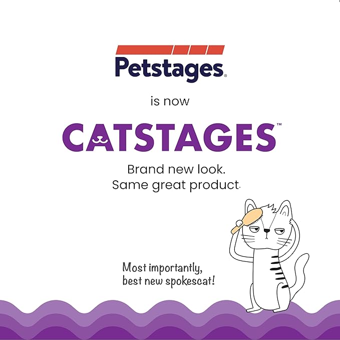 Catstages Catnip Chase Track Red and Blue Interactive Cat Toy, All Breed Sizes