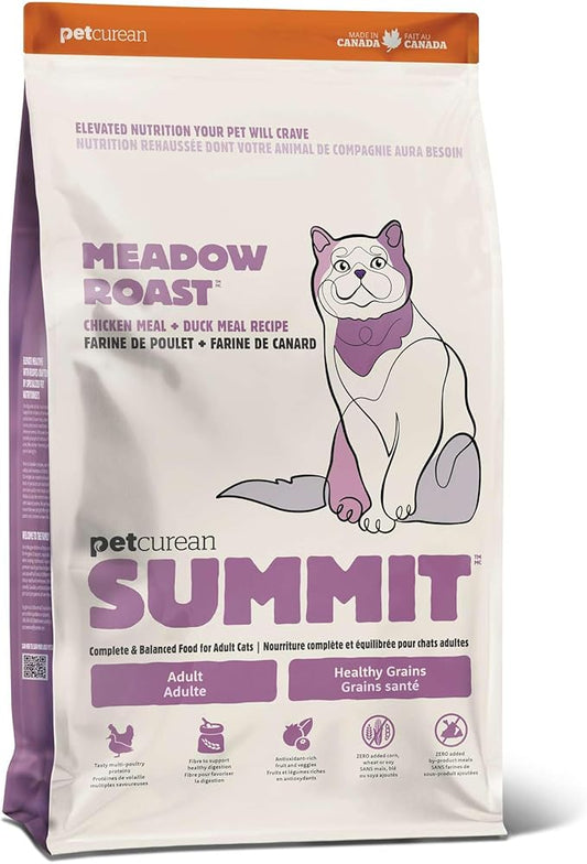 Meadow Roast, Dry Cat Food, Chicken Meal and Duck Meal Adult Recipe with Grains, 3 lb Bag