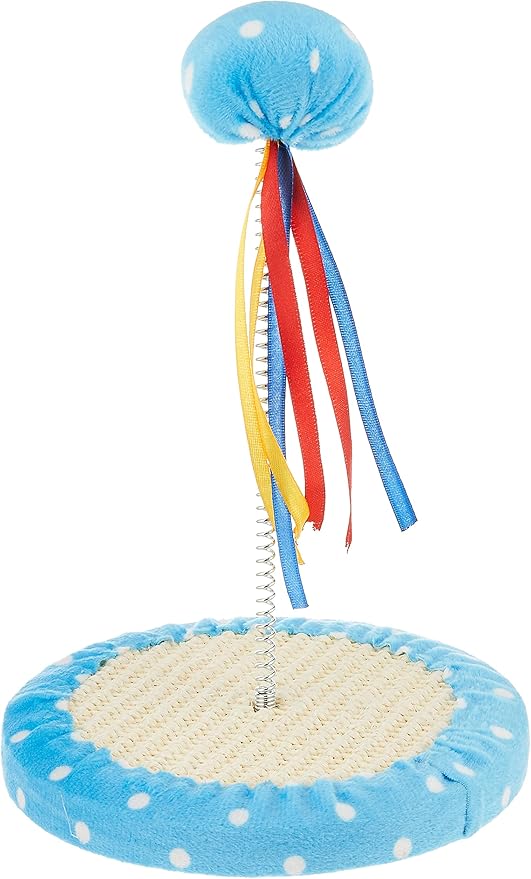 Pets First Cat Toy Punching Bag Ball Fun Activity with Scratching Board - Entertain Your Pet- Great Exercise