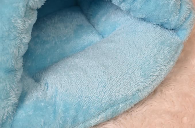 Pet Tent Cave Bed for Small Medium Puppies Kitty Dogs Cats Pets Sleeping Bag Thick Fleece Warm Soft Dog Bed Cuddler Burrow House Hole Igloo Nest Cozy Bed for Cat Puppy