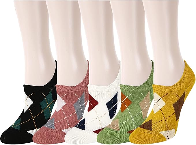 Benefeet Sox Womens Girls Cute No Show Liner Socks Non Slip Funny Patterned Low Cut Socks Novelty Cotton Loafer Footies Sock