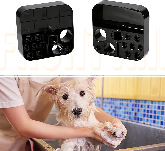 Breeze Touch Rotatable Dog Grooming Organizer with Dog Grooming Kit for Dog Grooming Table Accessories, Portable Pet Grooming Tools Holder Dog Grooming Arm with Clamp for Hairdressing Scissors Combs