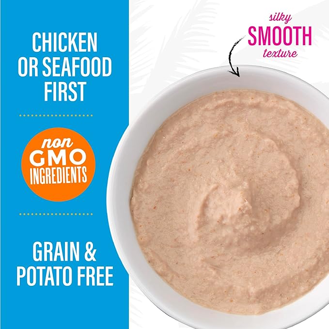 Tiki Cat Luau Velvet Mousse Wet Cat Food, 24 Count Mega Variety Pack 2.8 oz. Pouch (24 Count)