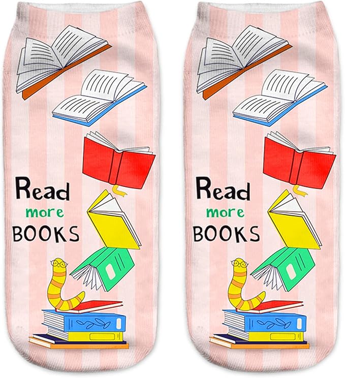 Benefeet Sox Funny Ankle Socks Cute Novelty No Show Animal Fruit Flower Cartoon Colorful Graphic Low Cut Socks for Women Girl