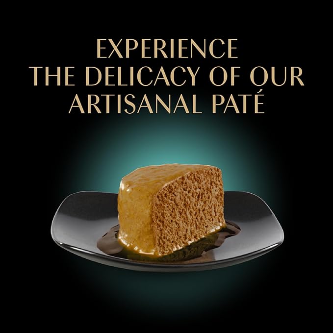 Sheba Perfect Portions Paté Adult Wet Cat Food Trays (24 Count, 48 Servings), Tender Beef Entrée, Easy Peel Twin-Pack Trays