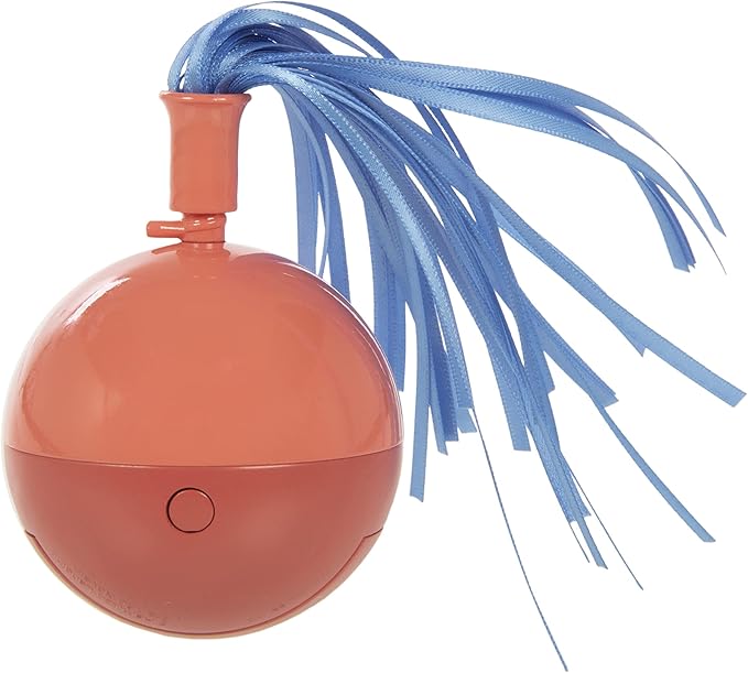 SmartyKat Twirly Top Electronic Motion Ball Cat Toy, Battery Powered - Randomly Selected Color, One Size