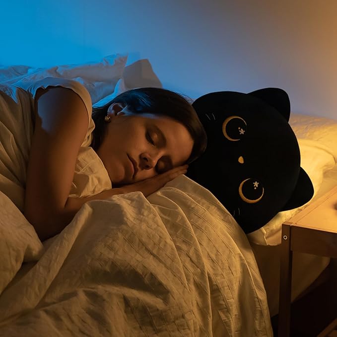 Squishy Cloud-Like Softness, Trending Kawaii Cat Mushroom Plush Pillow, A Must-Have Collectible for Young Adults, Perfect for Kids, Toddlers Girls, Stuffed Animal Decor (8")