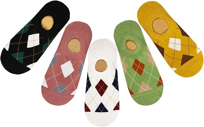 Benefeet Sox Womens Girls Cute No Show Liner Socks Non Slip Funny Patterned Low Cut Socks Novelty Cotton Loafer Footies Sock