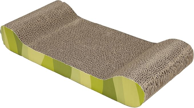 Catit Style Scratcher with Catnip - Jungle-Stripe Lounge