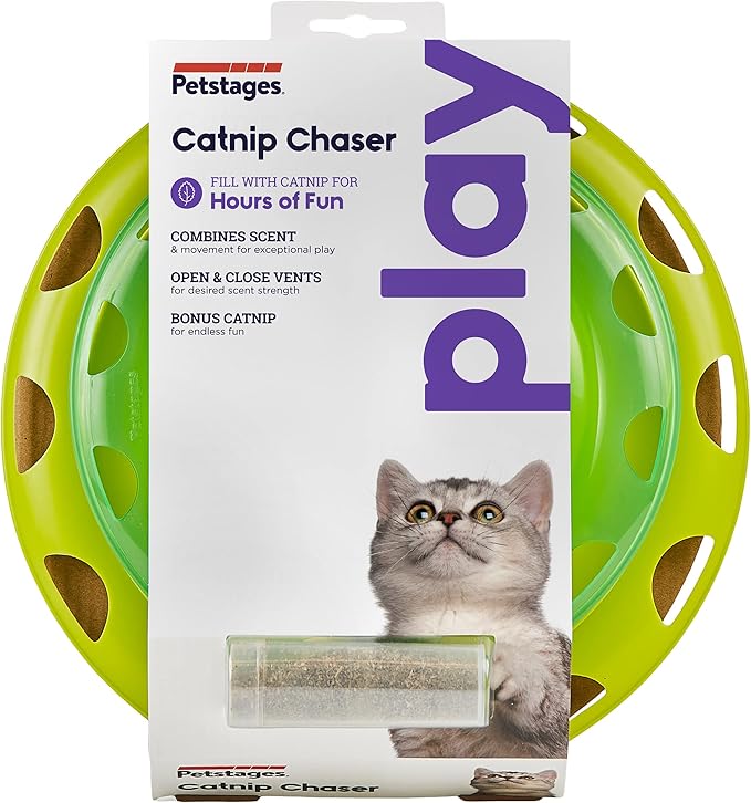 Catstages Catnip Chase Track Green Interactive Cat Toy