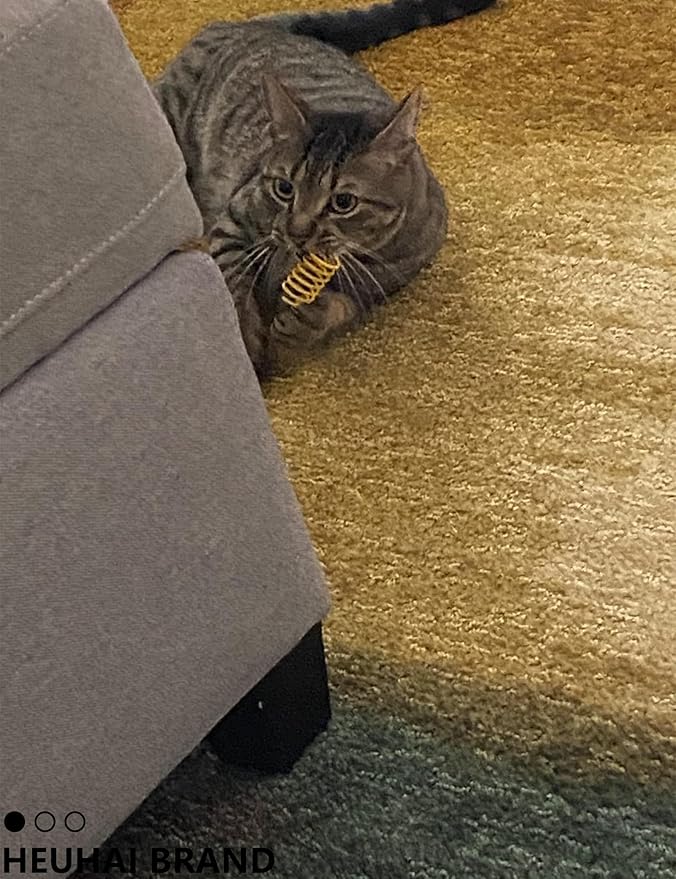 Interactive Cat Toys Variety Pack 20-Piece Cat Enrichment Toys for All Ages Spring Toys Bell Balls & Plush Toys to Stimulate Bored Indoor Cats