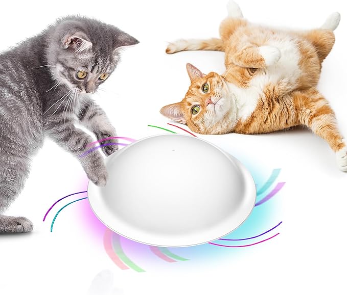 Interactive Cat Toys for Indoor Cats,Automatic Cat String Toy,USB Rechargeable Cat Toys Interactive for Cat Enrichment,Random Rotation Cat Games