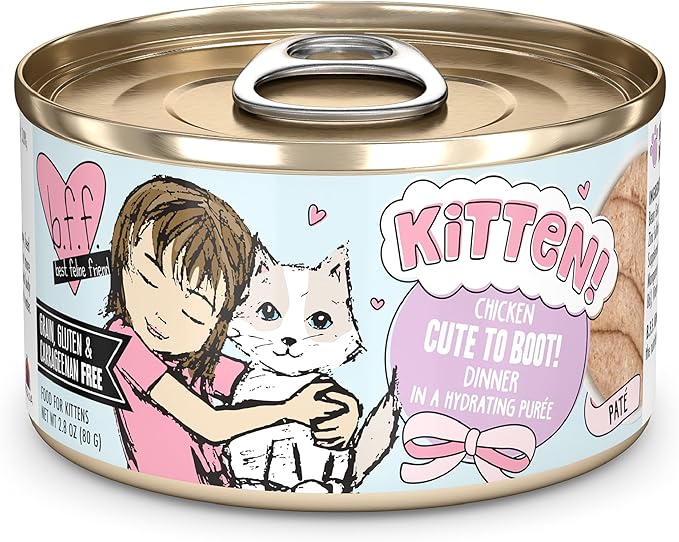 B.F.F. Kitten, Pawsome Purrs, 2.8oz Can (Pack of 12)