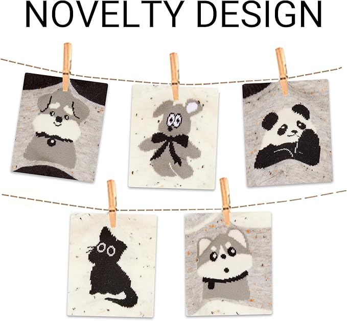 Benefeet Sox Womens Girls Cute No Show Liner Socks Non Slip Funny Patterned Low Cut Socks Novelty Cotton Loafer Footies Sock