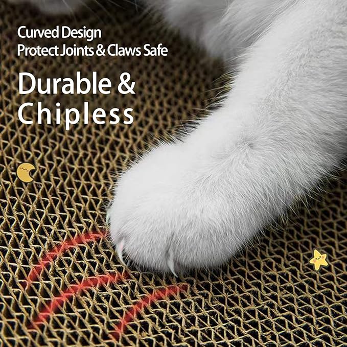 Potato Brothers-Pet Toys- Fetch Mate, Scratchers for Cat, Light Weight, Convenient for All Locations (Bowl-Shaped) Both Sides … (Dinosure)