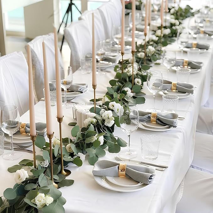 16 Piece Ceramic Appetizer Plates, 5.6 Inch Small Dessert Plates Set, White Round Plates for Bread, Butter, Snack, Lightweight Dinnerware Saucer Sets - Ivory, Oven, Microwave & Dishwasher Safe