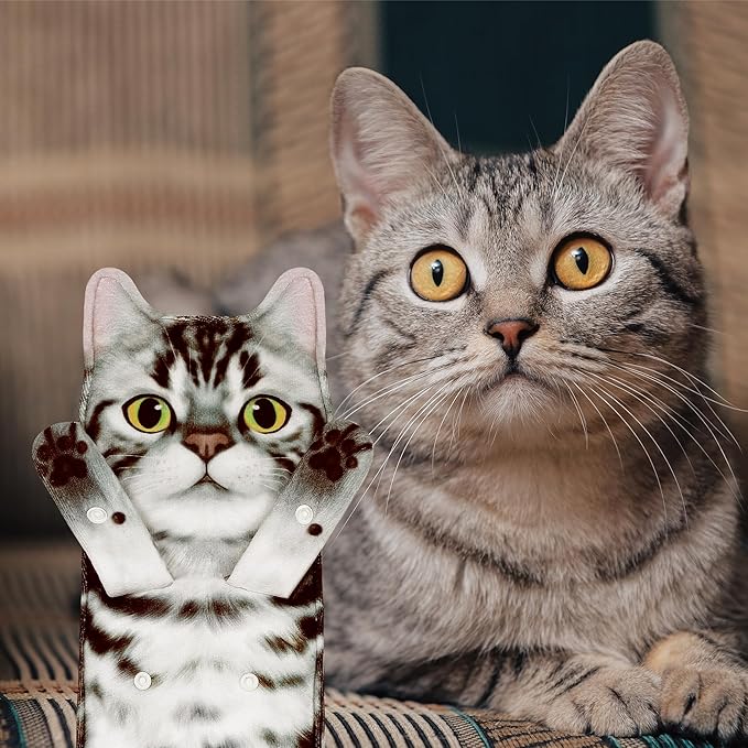 AGRIMONY Cat Funny Hand Towels - Cute Cat Decor Decorative Hanging Towels Cat Gifts Housewarming Birthday Gifts for Women Cat Lovers