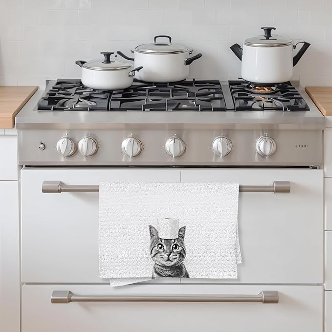 Cat Bathroom Hand Towels, Cats Hand Towels for Bathroom, Cat Towels for Cat Lovers, Cat Bathroom Decor, Cat Lover Gifts for Women, Cat Mom Gifts, Cat Lady Gifts for Women, 16x24 Inch