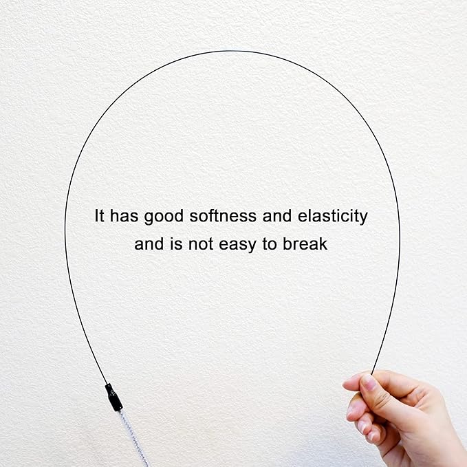 Cat Wand Toys, Interactive Bird Cat Toy Set,35'' Flexible Steel Wire and 4Pcs Cat Feather Refills,Cat Teaser Toy Cat Wand Toys for Indoor Cat and Kitten.