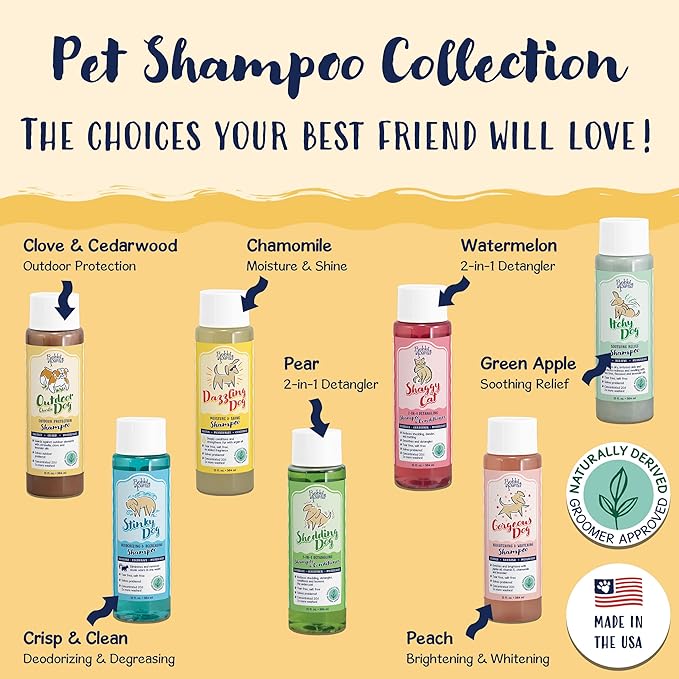 Bobbi Panter Charlie Outdoor Dog Shampoo to Protect Fur & Moisturizes Skin, Natural Ingridients, Tear-Free, pH-Balanced, Concentrated 20:1 Formula, Clove & Cedarwood Scent, 13 oz.