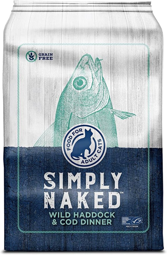 Wild Haddock & Cod Cat Food | No Chicken or Other Animal by-Products | Rich in Omega 3 & 6 Fatty Acids | Sustainably Sourced Wild Caught Fish | Made in The USA | 11lb Bag