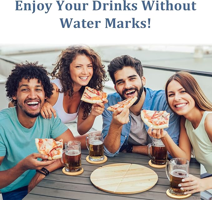 6 PCS The Office Cork Coasters for Drinks,The Office TV Show Merchandise,Funny Set with Coaster Holder,Dunder Mifflin Kitchen Decor,Michael Scott TV Themed Coasters Gifts for Fans