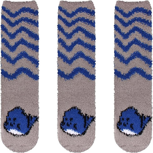 BambooMN Women's Super Soft Warm Microfiber Fuzzy Cozy Animal Socks or Christmas Winter Animal Socks, Value Pack