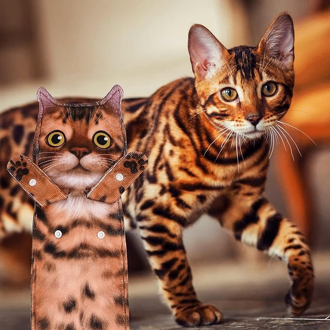 Cat Funny Hand Towels for Bathroom Kitchen - Cute Decorative Fairy Tale Cat Decor Hanging Washcloths Towels Super Absorbent Soft - Housewarming Birthday Christmas Fun Gifts for Women Cat Lovers